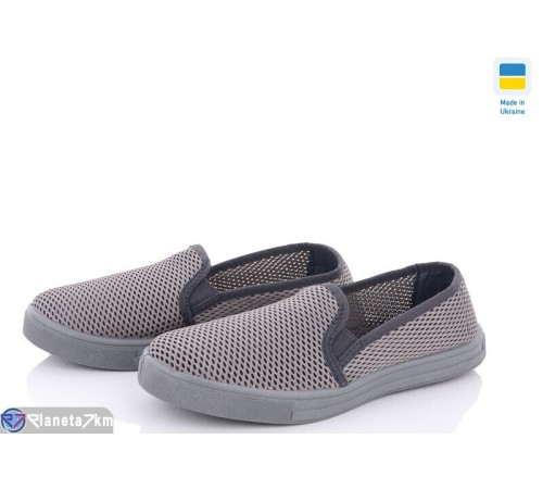 Сліпони чоловічі на літо (7 пар р.40-45) сірий  "Ladmir"