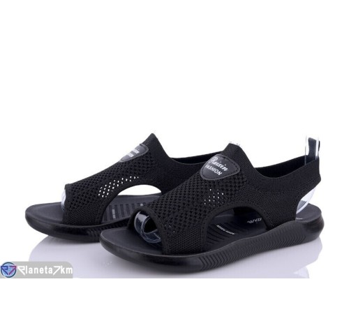 Босоніжки жіночі на літо (8 пар р.36-41) чорний  "DIXA"