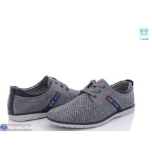 Туфлі чоловічі на літо (8 пар р.40-45) сірий  "KULIBABA"