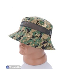 Панама чоловіча на літо (5 шт. р.сетка 57-58) зелений  "CAROLLA"