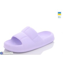 Шлепки жіночі на літо (8 пар р.36-40) фіолетовий  "Korka"