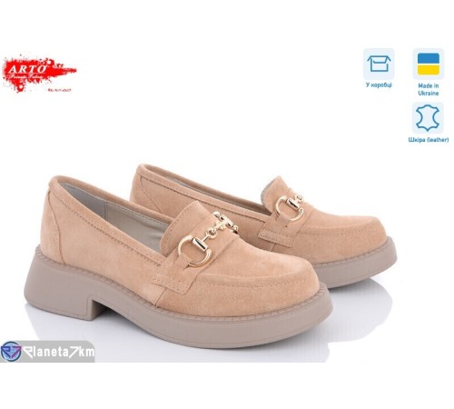 Туфлі жіночі на весну/осінь (6 пар р.36-40) бежевий  "ARTO"