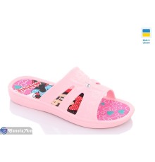 Шлепки дитячі на літо (6 пар р.30-35) рожевий  "LUCKY"