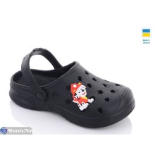 Кроки дитячі на літо (6 пар р.24-33) чорний  "LUCKY"