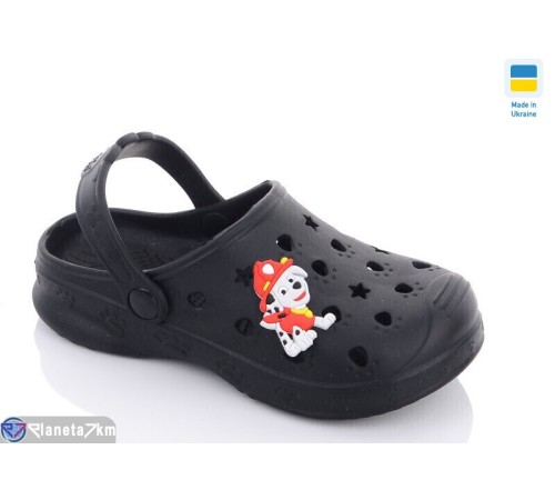 Кроки дитячі на літо (6 пар р.24-33) чорний  "LUCKY"