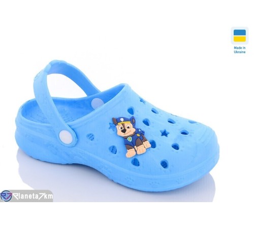 Кроки дитячі на літо (6 пар р.24-33) блакитний  "LUCKY"