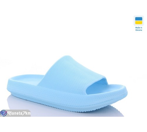 Шлепки жіночі на літо (8 пар р.36-41) блакитний  "INPIRE"