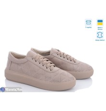 Кросівки жіночі на весну/осінь (6 пар р.36-40) коричневий  "Linda"