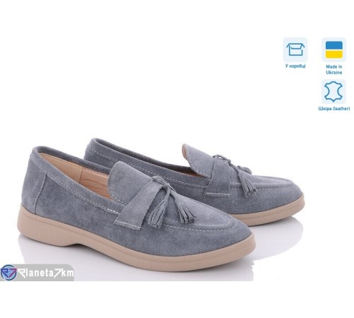 Туфлі жіночі на весну/осінь (6 пар р.36-40) сірий  "GARRA"