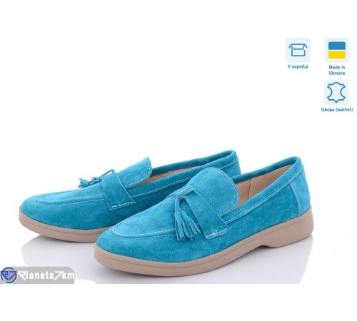 Туфлі жіночі на весну/осінь (6 пар р.36-40) синій  "GARRA"