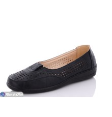 Туфлі жіночі на літо (8 пар р.38-43) чорний  "REGA"