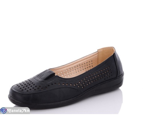 Туфлі жіночі на літо (8 пар р.38-43) чорний  "REGA"