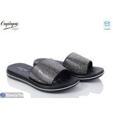 Шлепки жіночі на літо (8 пар р.36-41) чорний  "Dageni"