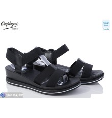 Босоніжки жіночі на літо (8 пар р.36-40) чорний  "Dageni"