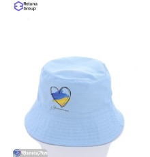Панама на літо (2 шт. р.сетка One size) блакитний  "Raluka"