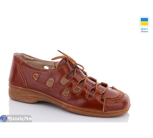 Туфлі жіночі на літо (8 пар р.37-42) коричневий  "REGA"