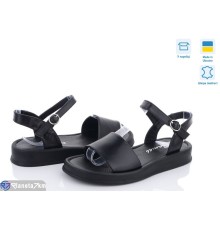 Босоніжки жіночі на літо (8 пар р.36-41) чорний  "FOX"