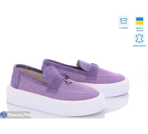 Туфлі жіночі на літо (6 пар р.36-40) фіолетовий  "GARRA"