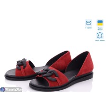 Босоніжки жіночі на літо (6 пар р.36-40) червоний  "GARRA"