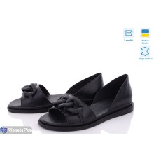 Босоніжки жіночі на літо (6 пар р.36-40) чорний  "GARRA"