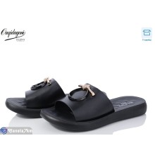 Шлепки жіночі на літо (8 пар р.36-41) чорний  "Dageni"