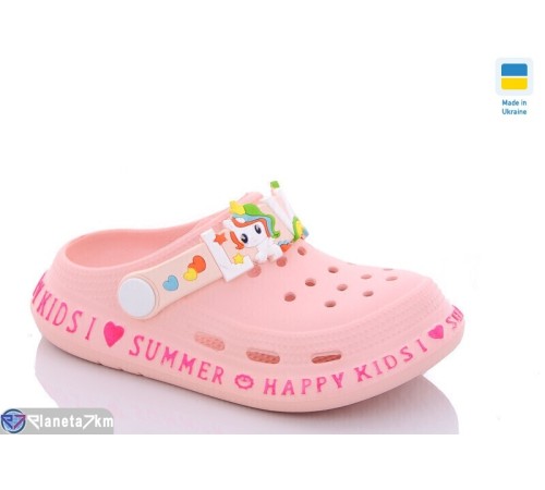 Кроки дитячі на літо (6 пар р.25-30) рожевий  "LUCKY"