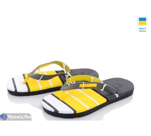 Шлепки дитячі на літо (12 пар р.36-41) сірий "Kalabok" Шлепки дитячі на літо (12 пар р.36-41) сірий "Kalabok"