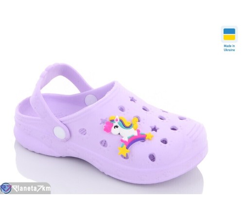 Кроки дитячі на літо (6 пар р.24-33) фіолетовий  "LUCKY"