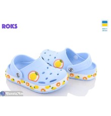 Кроки дитячі на літо (8 пар р.25-32) блакитний  "Roks"