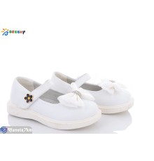 Дитячі туфлі на весну/осінь (8 пар р.26-31) білий  "Bessky-Kellaifeng"