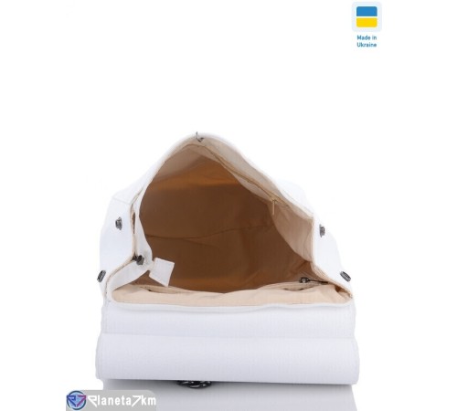 Рюкзак жіночий 34*28*12 см,  білий  "Lusia"