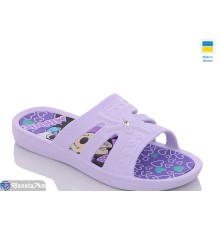 Шлепки дитячі на літо (6 пар р.30-35) фіолетовий  "LUCKY"