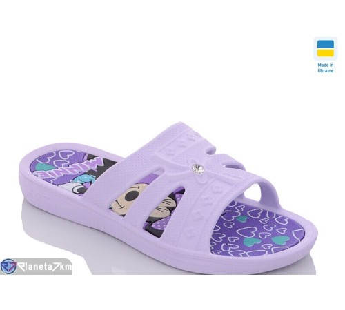 Шлепки дитячі на літо (6 пар р.30-35) фіолетовий  "LUCKY"