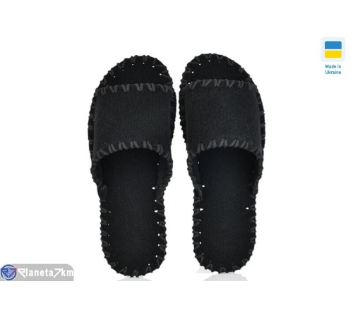 Тапки чоловічі на весну/осінь (9 пар р.40-45) чорний  "Activ"