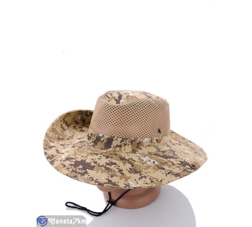 Капелюх чоловічий на літо (3 шт. р.сетка 56-58) бежевий  "CAROLLA"
