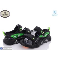 Сандалі дитячі на літо (6 пар р.32-37) чорний  "PALIAMENT"