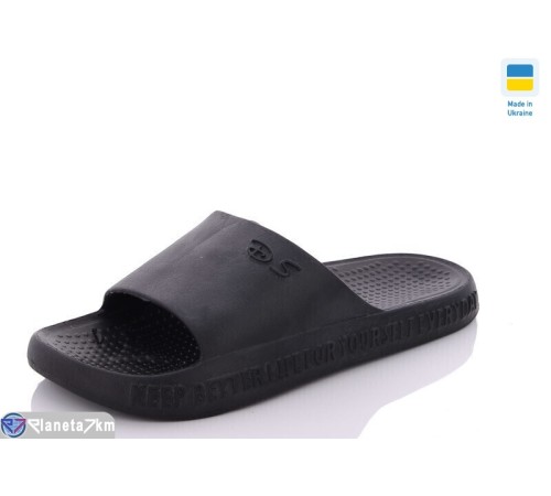 Шлепки чоловічі на літо (6 пар р.40-45) чорний  "INPIRE"