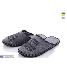 Тапки чоловічі на весну/осінь (9 пар р.40-45) сірий  "Activ"