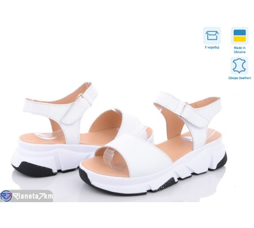 Босоніжки жіночі на літо (6 пар р.36-40) білий  "Linda"