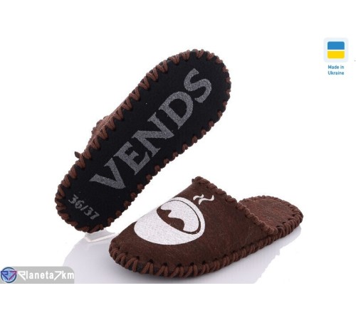Тапки жіночі на весну/осінь (9 пар р.36-41) коричневий  "Activ"