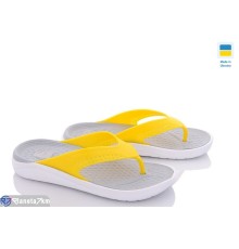 Шлепки жіночі на літо (8 пар р.36-41) жовтий  "LULI"