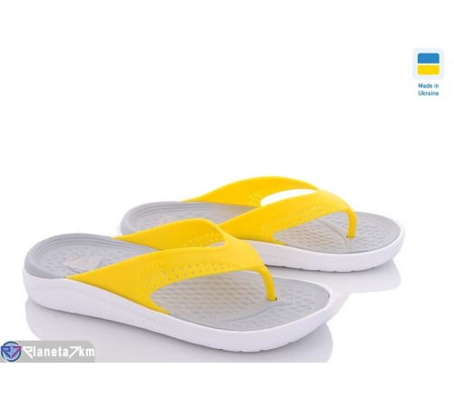 Шлепки жіночі на літо (8 пар р.36-41) жовтий  "LULI"