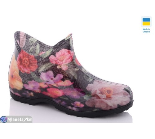 Жіноче гумове взуття на весну/осінь (10 пар р.37-41) чорний "PERSIK" Жіноче гумове взуття на весну/осінь (10 пар р.37-41) чорний "PERSIK"