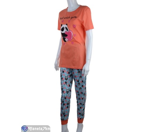Піжама жіноча на весну/осінь (3 шт. р.сетка M-XL) рожевий "Kalabok" Піжама жіноча на весну/осінь (3 шт. р.сетка M-XL) рожевий "Kalabok"
