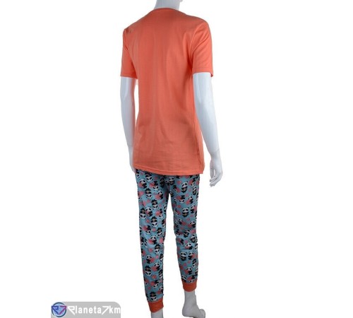 Піжама жіноча на весну/осінь (3 шт. р.сетка M-XL) рожевий "Kalabok" Піжама жіноча на весну/осінь (3 шт. р.сетка M-XL) рожевий "Kalabok"