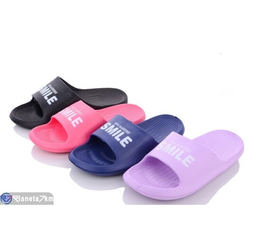 Шлепки жіночі на літо (6 пар р.36-41) мікс  "Ladmir"