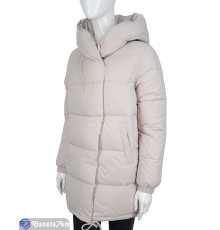 Куртка жіноча на зиму (4 шт. р.сетка S-XL) бежевий  "NORA"
