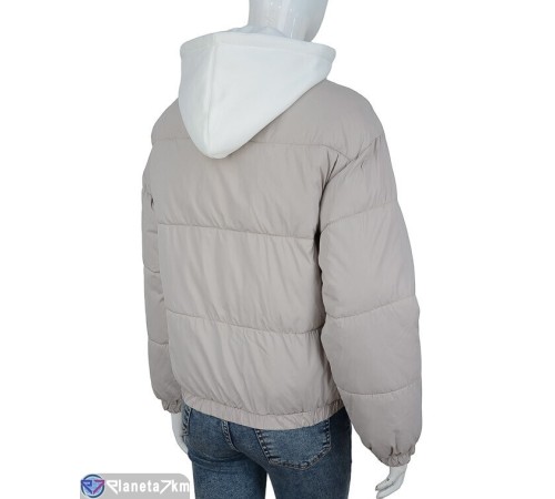 Куртка жіноча на весну/осінь (6 шт. р.сетка M-2XL) бежевий "HUGGI" Куртка жіноча на весну/осінь (6 шт. р.сетка M-2XL) бежевий "HUGGI"