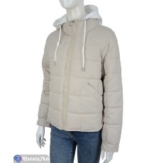Куртка жіноча на весну/осінь (6 шт. р.сетка M-2XL) бежевий  "HUGGI"