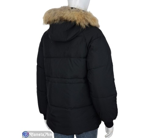 Куртка жіноча на зиму (5 шт. р.сетка M-2XL) чорний "HUGGI" Куртка жіноча на зиму (5 шт. р.сетка M-2XL) чорний "HUGGI"